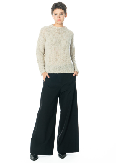 HENRY CHRIST, cashmere jumper with silk CS851L