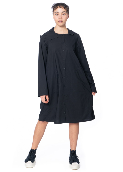 annette görtz, long-sleeved blouse dress DOROS made from organic cotton