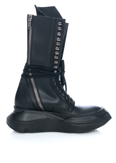 DRKSHDW by Rick Owens, high lace up boot in military look