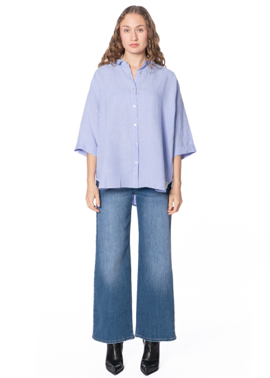 HENRY CHRIST, blouse with 3/4 sleeves