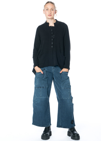 PLUSLAVIE PLÜ, hip high trousers PLENTY DENIM 