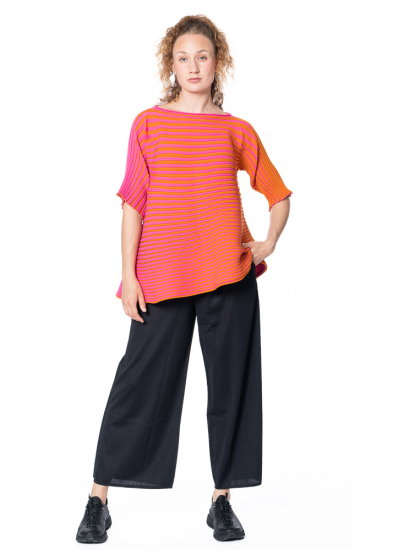 PLEATS PLEASE ISSEY MIYAKE T-Shirt BOUNCE KNIT pink