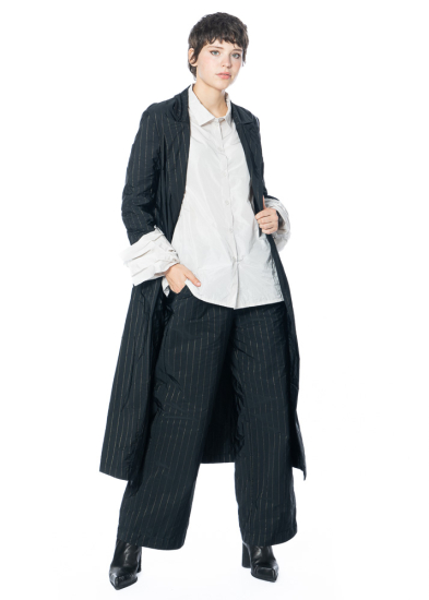 KATHARINA HOVMAN, elegant pinstripe coat 245632