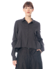 RUNDHOLZ, ruched A-line blouse 2251230404 - NOBANANAS - Image 9